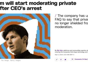 Павло Дуров. Титулка журналу