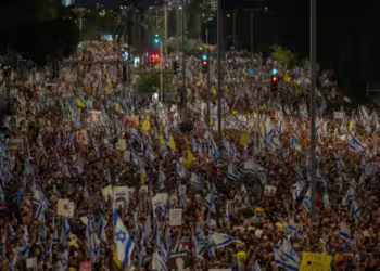 Протест у Тель-Авіві 1 вересня після вбивства ізраїльських заручників, фото picture alliance via Getty Images