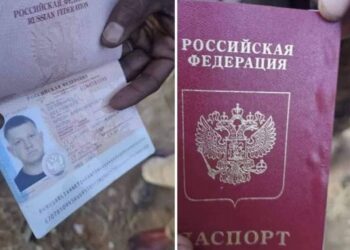 Документи росіян зі збитого літака у Судані