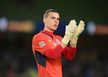 Андрій Лунін. Фото прес-служби УАФ