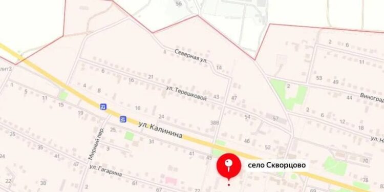 Карта потрапляння російської ракети по Криму