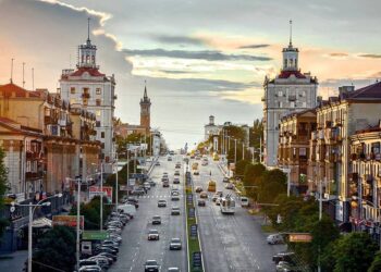 Запоріжжя. Проспект Соборний, фото Сергій Лавров