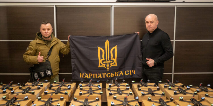 Ударні дрони батальйону Карпатська Січ передав Тернопіль