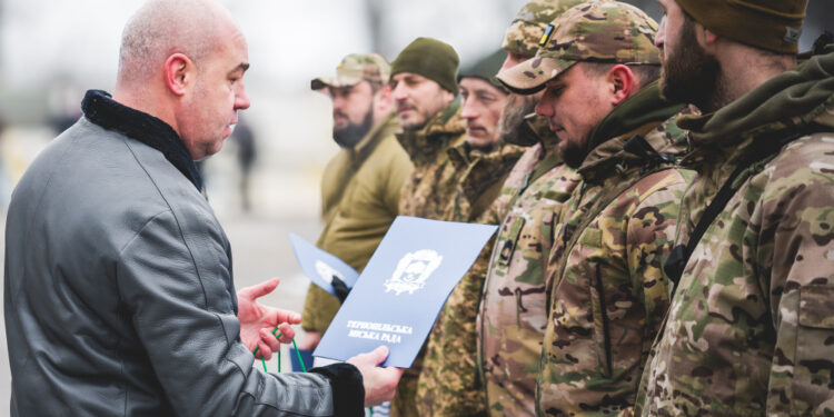 Відзнаки від Тернополя отримали Нацгвардійці
