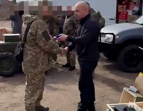 Сергій Надал вручив відзнаки воїнам 105 бригади