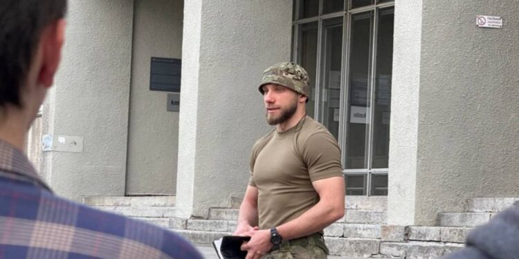 Військового не пустили читати лекцію