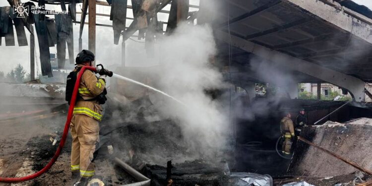 Наслідки масованої повітряної атаки на Чернігівщину