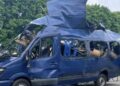 Російська армія обстріляла автобус на Сумщині