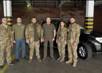 «Українська команда» передала автомобіль бійцям ТрО Києва на Запорізький напрямок 