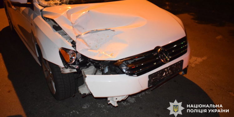 У Києві п'яний водій збив чоловіка на пішохідному переході