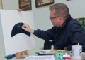 Директор музею з Тернопільщини намалював чорний вареник