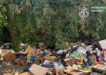 Несанкціоноване сміттєзвалище на Троєщині