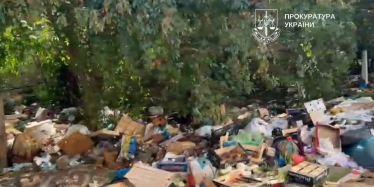 Несанкціоноване сміттєзвалище на Троєщині