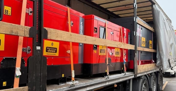 Віталій Кличко: Київ отримав від поляків 130 генераторів різної потужності