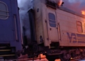 Російський «Шахед» атакував пасажирський потяг