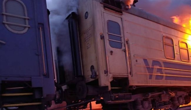 Російський «Шахед» атакував пасажирський потяг