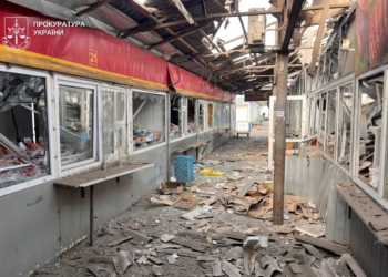 Атака ворога на ринок у Нікополі