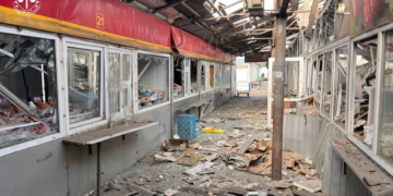 Атака ворога на ринок у Нікополі