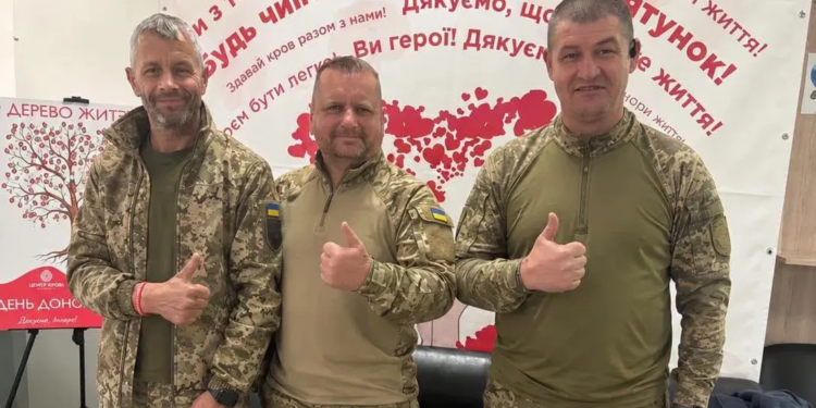 Тернопільські артилеристи здали кров для військового шпиталю