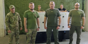 «Українська команда» передала 5-й штурмовій бригаді потужну електростанцію