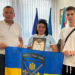 Захисника з Кременця Олександра Придатка відзначили бойовим прапором частини та листом пошани