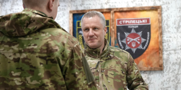 Керівництво поліції Києва відвідало бійців на фронті