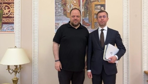 Корецький та Стефанчук відновлюють роботу Ради коаліції