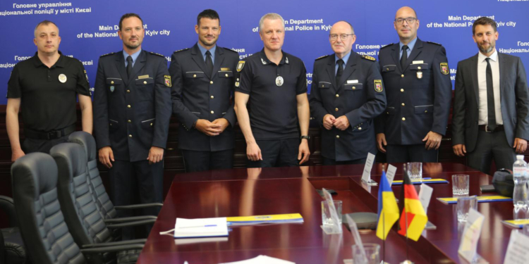 Поліція Києва та Німеччини зміцнюють співпрацю