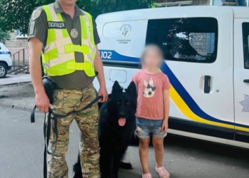 У Києві поліцейський пес Найт розшукав зниклу дитину
