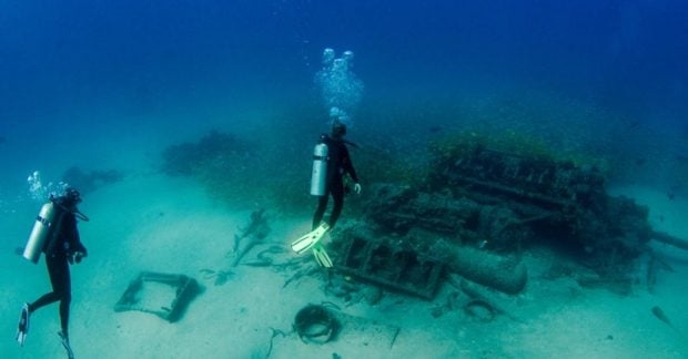 Біля берегів Греції знайшли античний корабель
