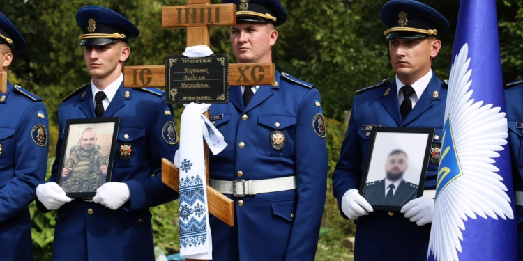 Київ попрощався із загиблими на фронті поліцейськими