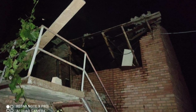 На Вінниччині ворожа атака спричинила пожежу