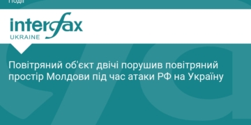 Повітряний об'єкт порушив кордон Молдови під час атаки РФ