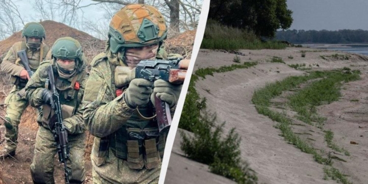 РФ використовує дно Каховського водосховища для наступу