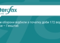 Сили оборони відбили 172 атаки ворога за добу