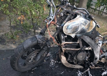 У Києві затримали палія, який знищив мотоцикл
