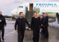 Дрон ледь не збив літак Зеленського під час вильоту