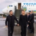 Дрон ледь не збив літак Зеленського під час вильоту