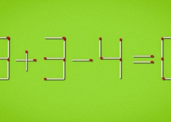 Головоломка з сірниками: як виправити рівняння 8+3-4=0