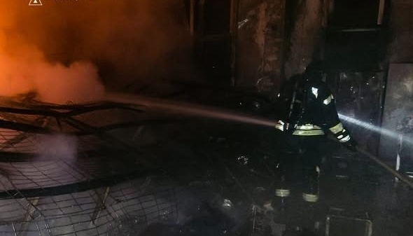 Наслідки атаки рф: на Київщині загасили масштабні пожежі