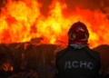 У Солом'янському районі Києва спалахнула пожежа через дрон