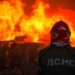 У Солом'янському районі Києва спалахнула пожежа через дрон