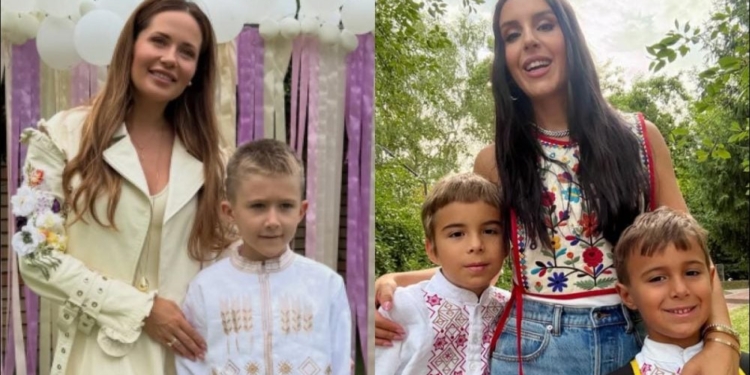 Українські зірки відвели дітей до школи попри війну
