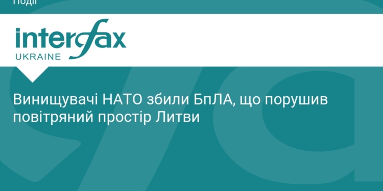 Винищувачі НАТО збили ворожий БпЛА над Литвою