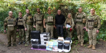 Сергій Надал відвідав бійців 44-ї артбригади на фронті
