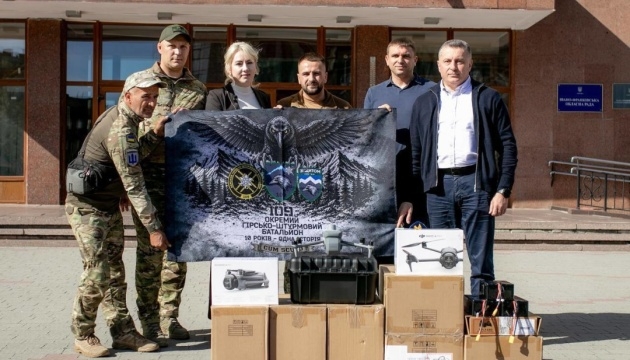 Прикарпаття передало допомогу бригаді «Едельвейс»
