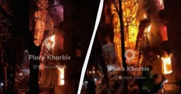 РФ вдарила по багатоповерхівці у Харкові: є руйнування