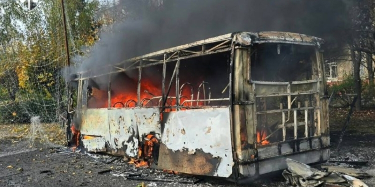 Трагедія у Краматорську: ворог обстріляв рейсовий автобус